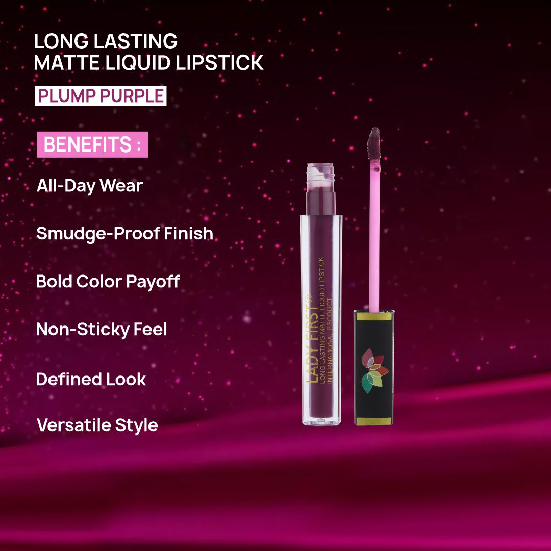 Plump (Purple) Instant Glamour Long Lasting Smudge Proof Single Stroke