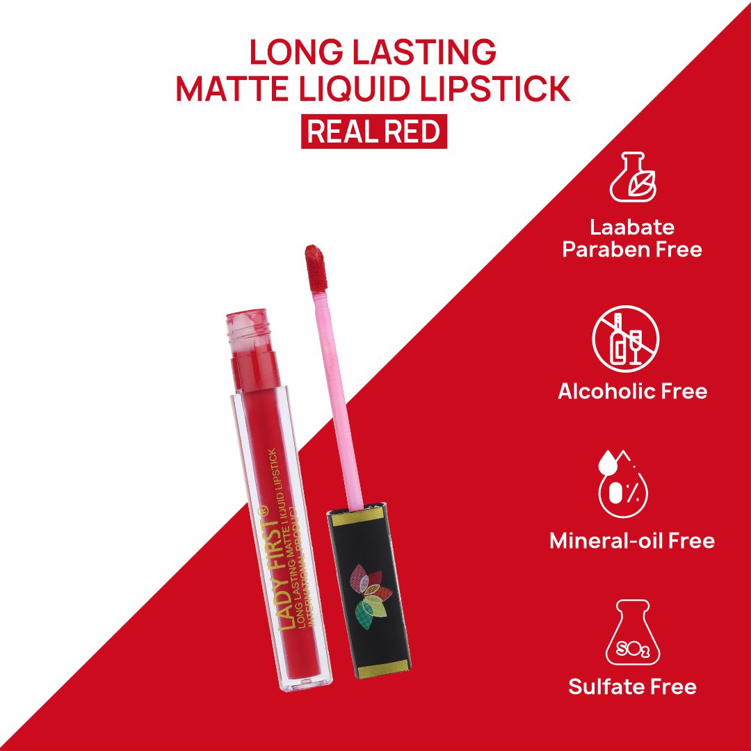 Real Red Instant Glamour Long Lasting Smudge Proof Single Stroke