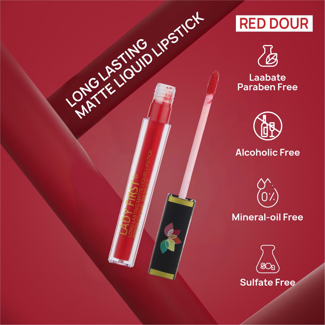 Red Dour Instant Glamour Long Lasting Smudge Proof Single Stroke