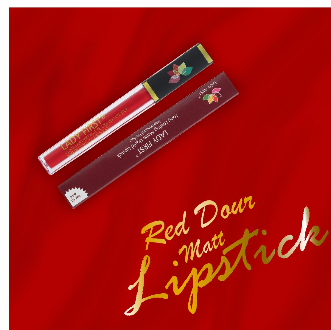 Red Dour Instant Glamour Long Lasting Smudge Proof Single Stroke