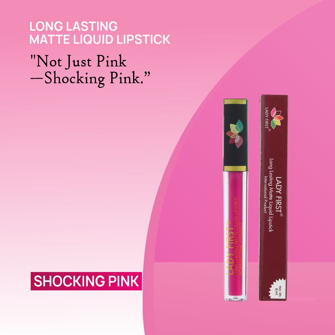 Shocking Pink Instant Glamour Long Lasting Smudge Proof Single Stroke